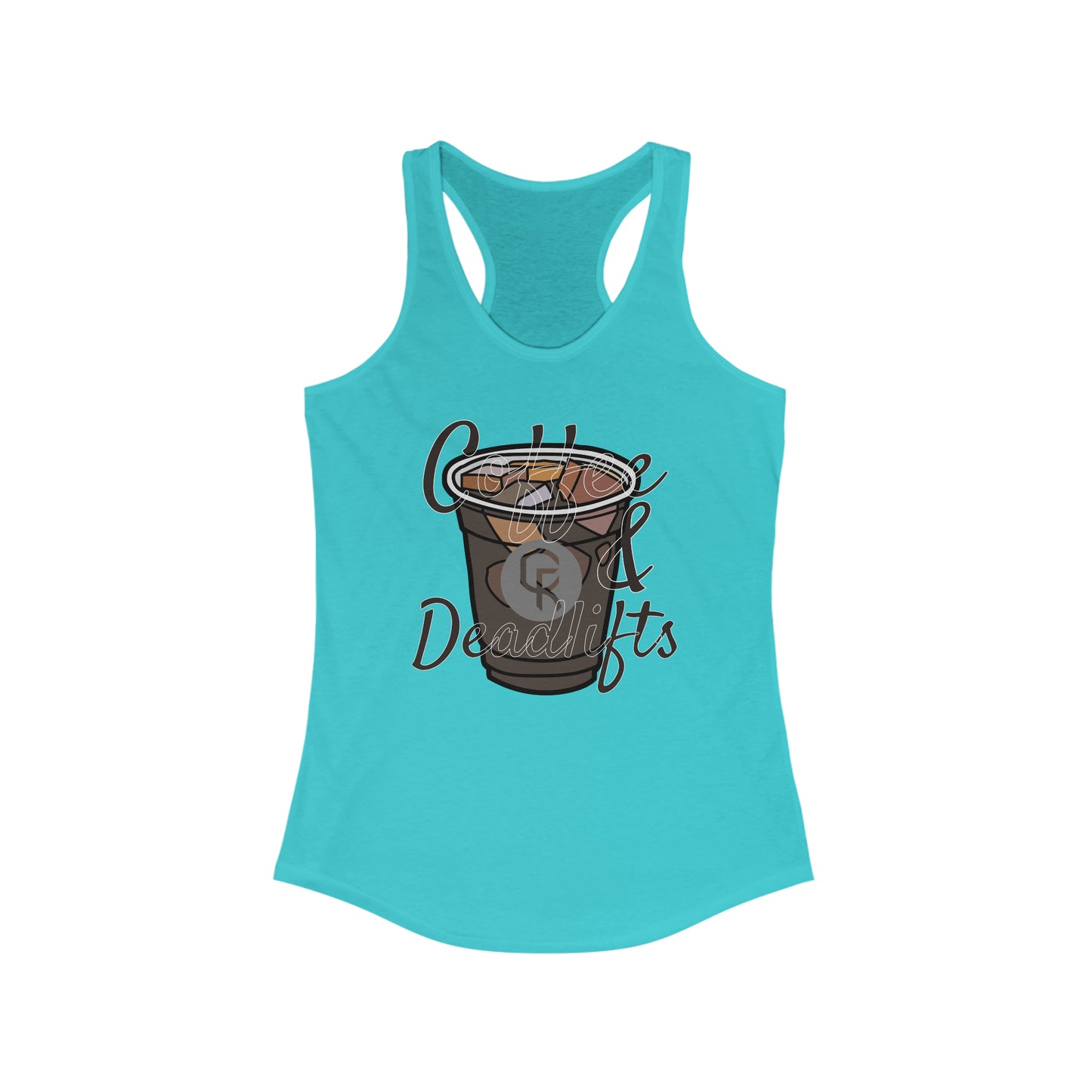Coffee & Deadlifts Women's Racerback Tank