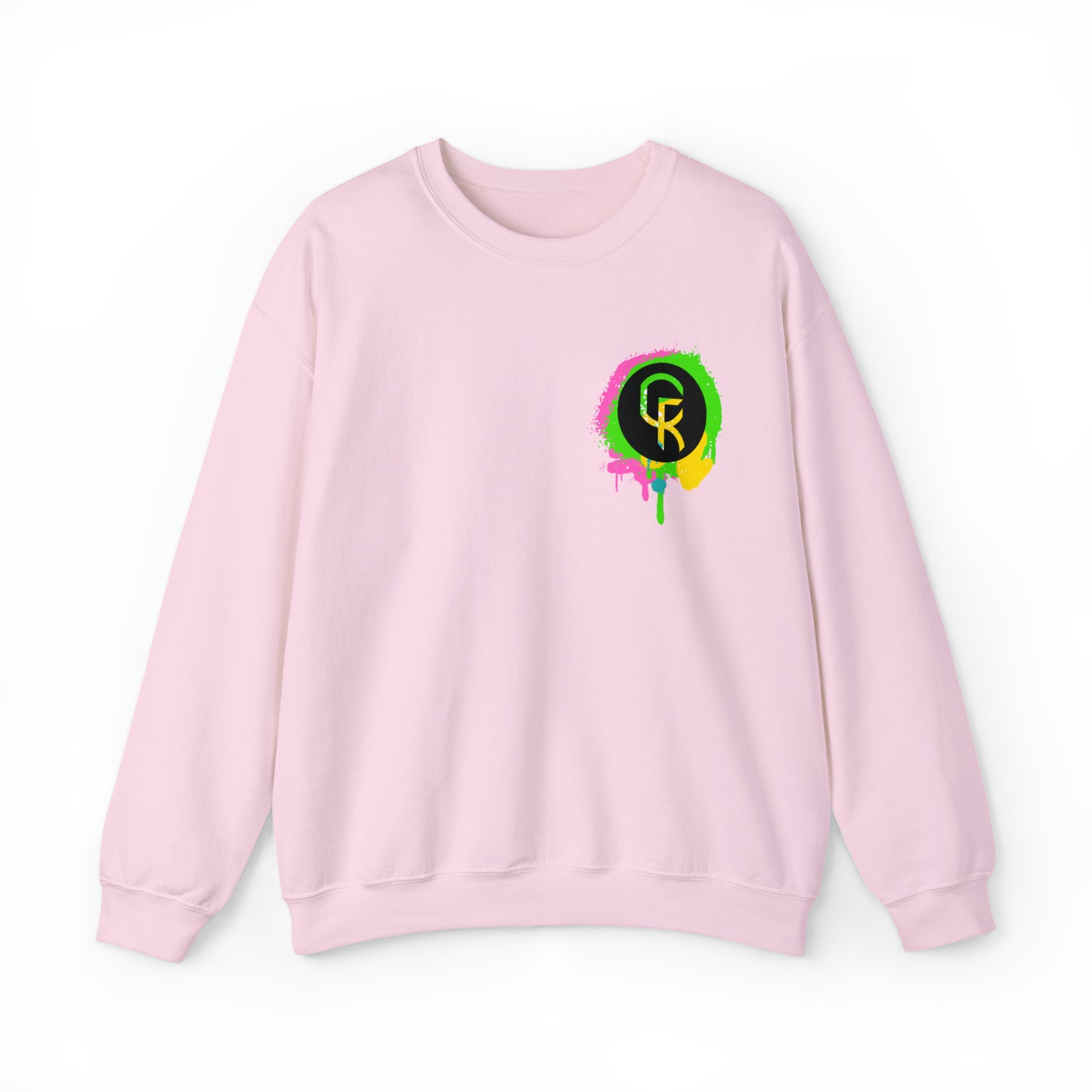 Paint Splatter Smiley Sweatshirt