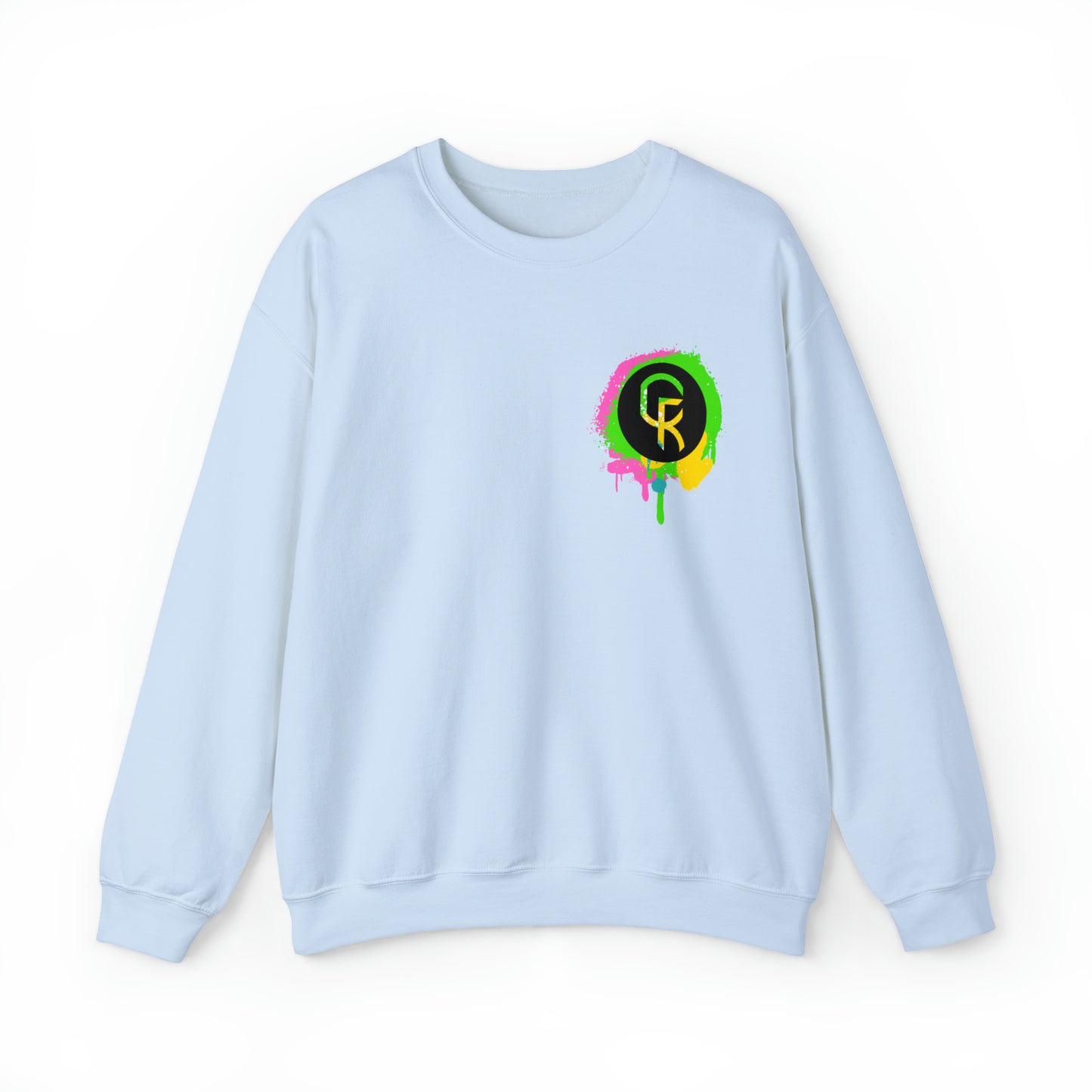 Paint Splatter Smiley Sweatshirt