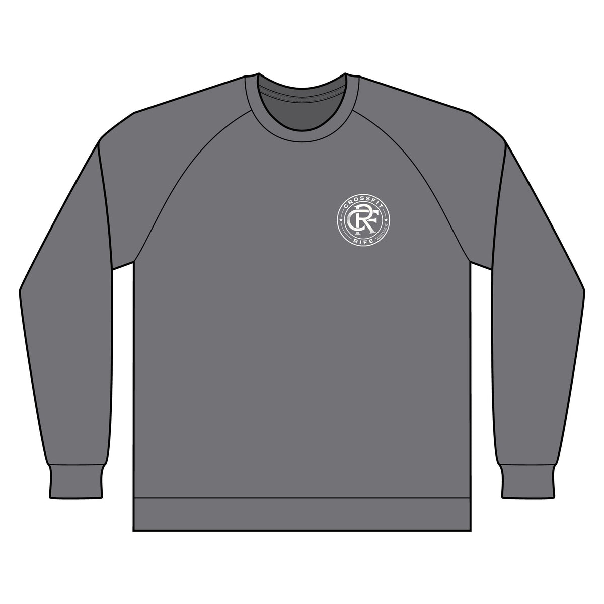 CFR Minimal Chest Logo Raglan Sweatshirt