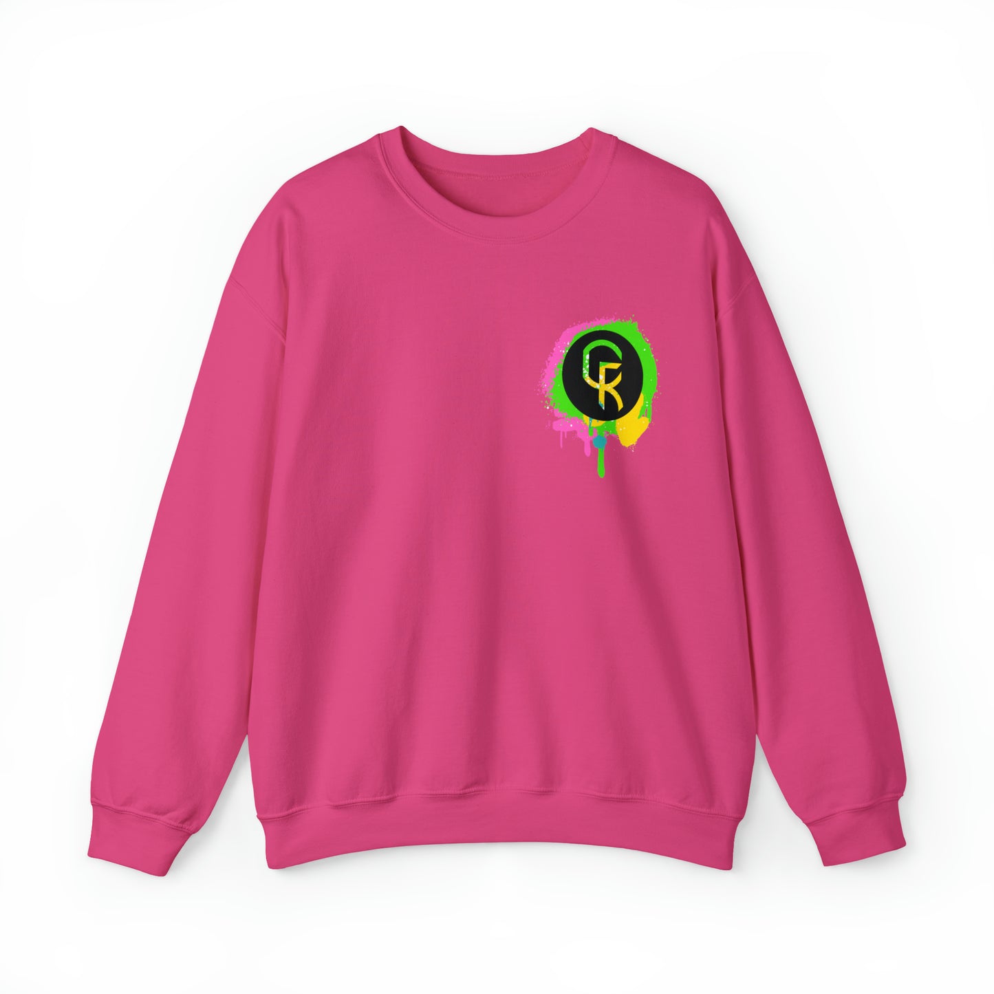 Paint Splatter Smiley Sweatshirt