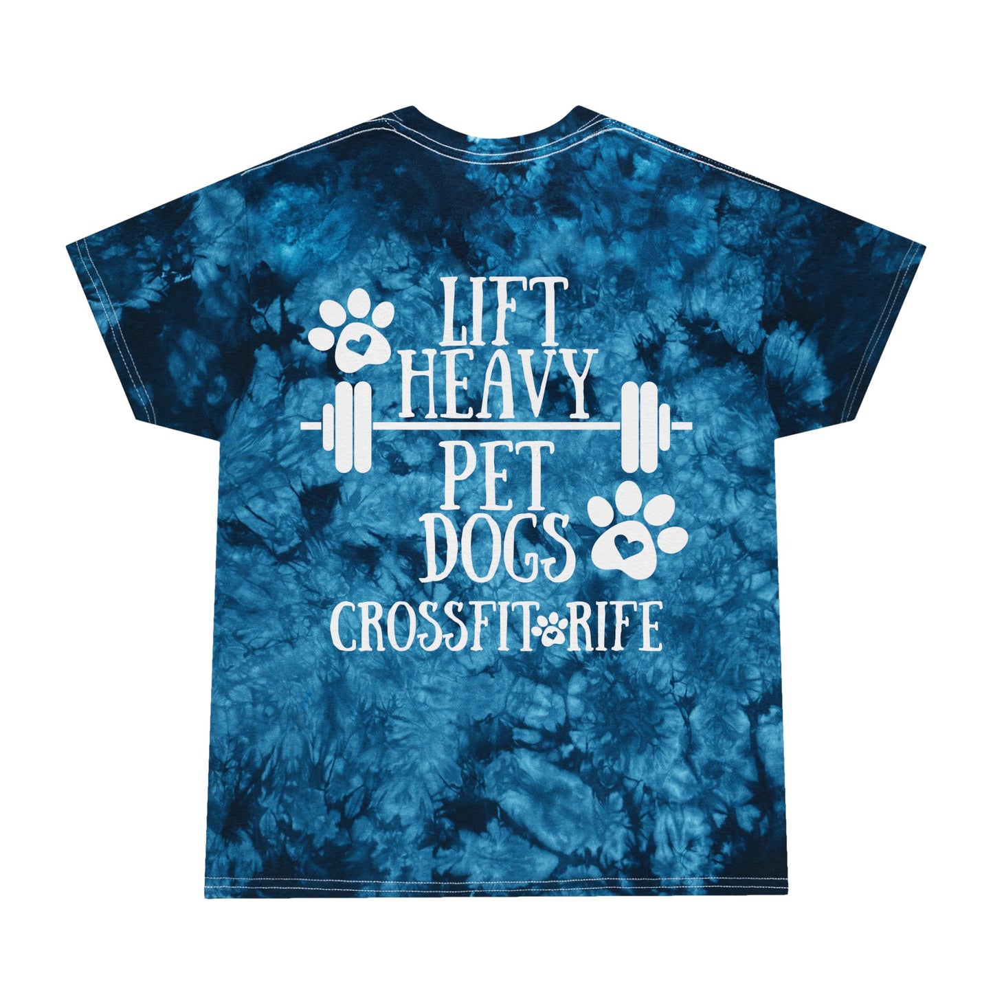 Lift Heavy Pet Dogs Tie-Dye T-Shirt