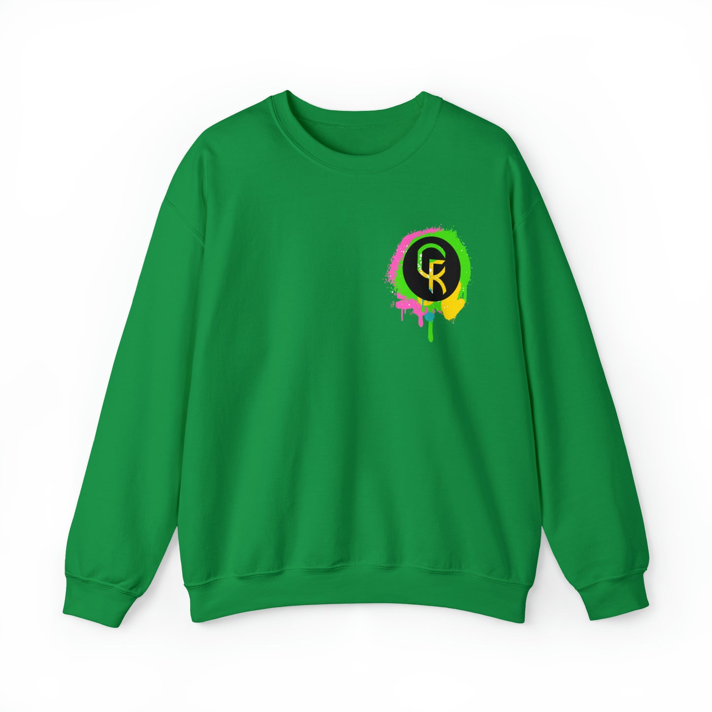 Paint Splatter Smiley Sweatshirt
