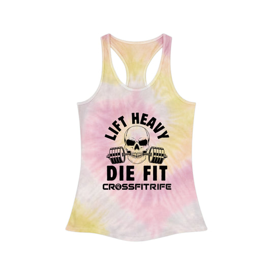 Lift Heavy Die Fit Tie-Dye Tank