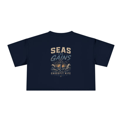 Seas the Gains Women’s Crop