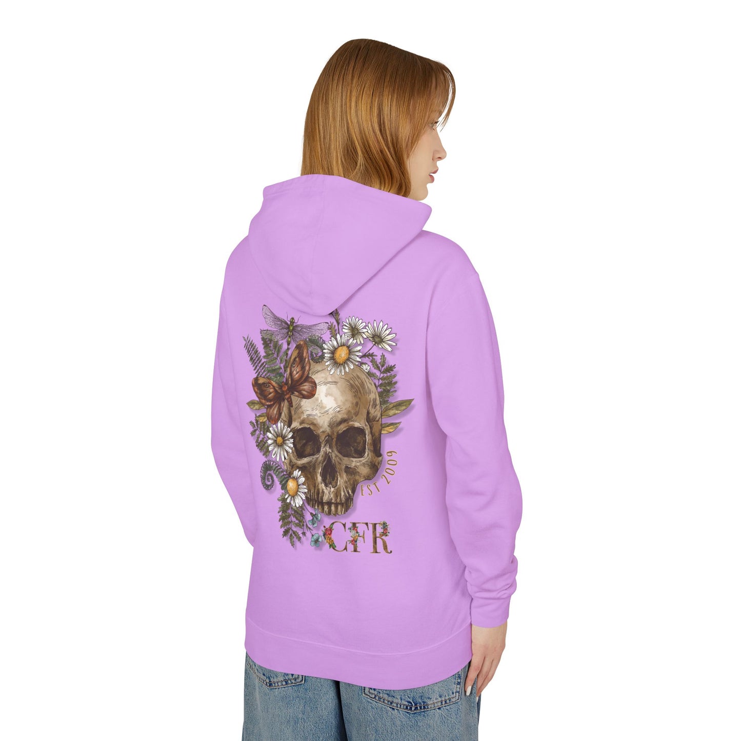 CFR Floral Skull Hoodie
