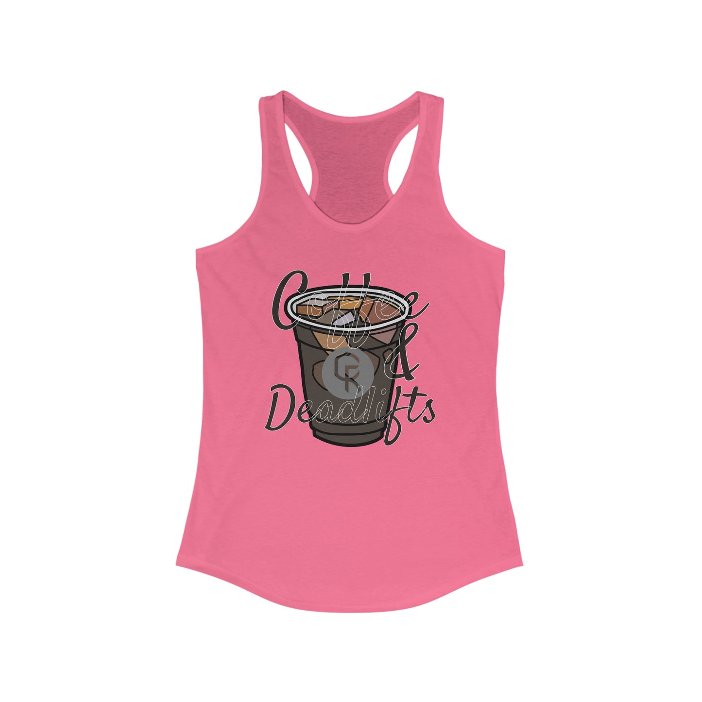 Coffee & Deadlifts Women's Racerback Tank