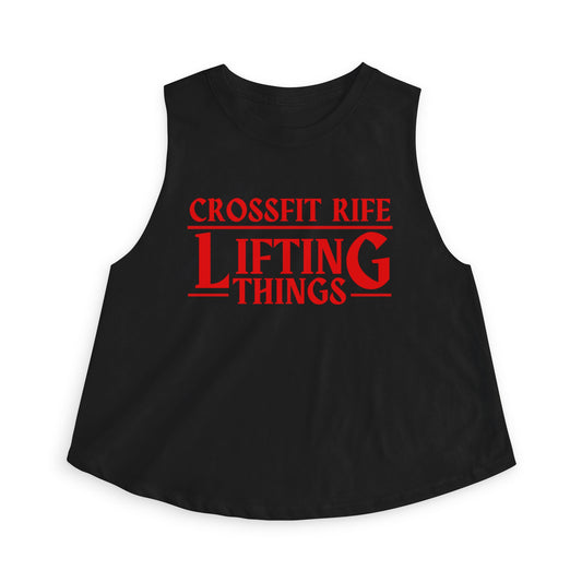 CFR Lifting Things Flowy Crop Tank