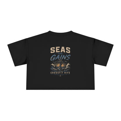 Seas the Gains Women’s Crop