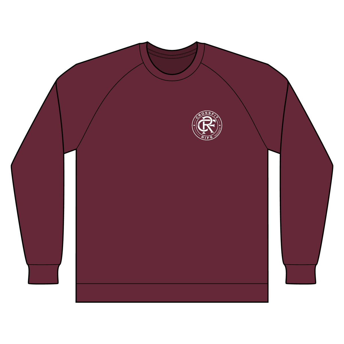 CFR Minimal Chest Logo Raglan Sweatshirt