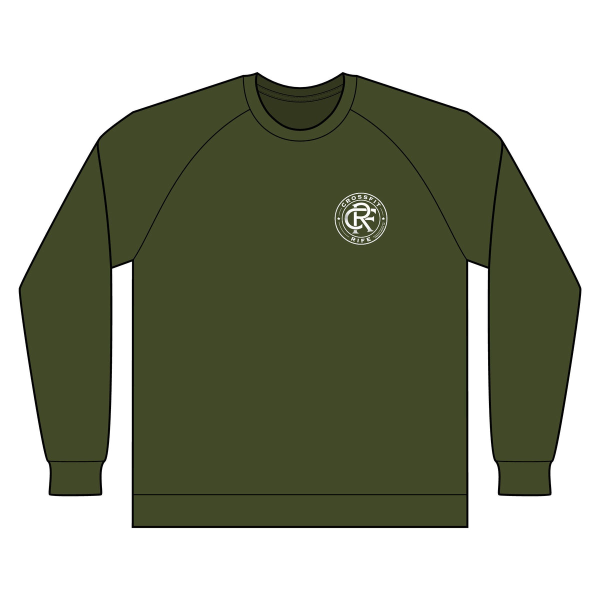 CFR Minimal Chest Logo Raglan Sweatshirt