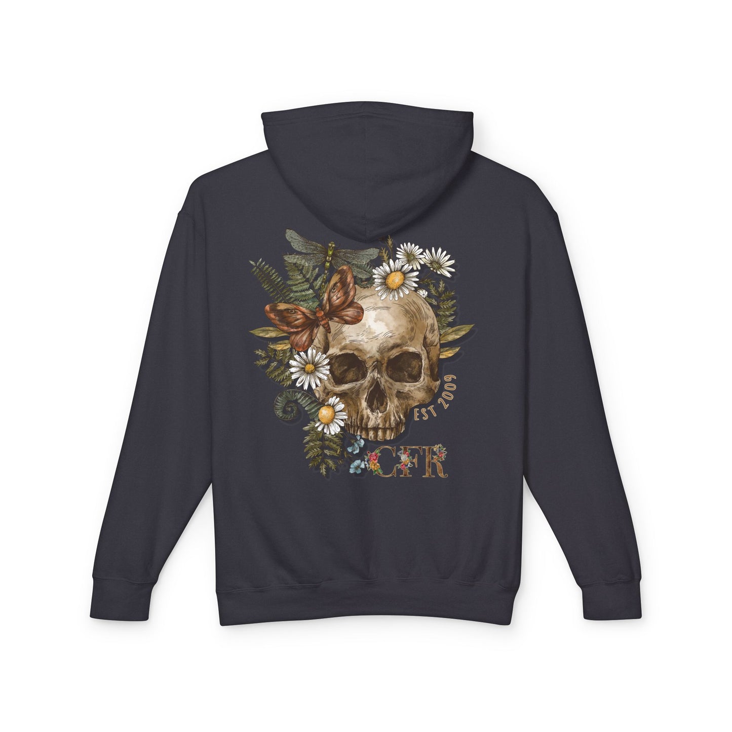 CFR Floral Skull Hoodie