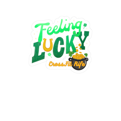 St. Patty's CFR Feeling Lucky Vinyl Decal