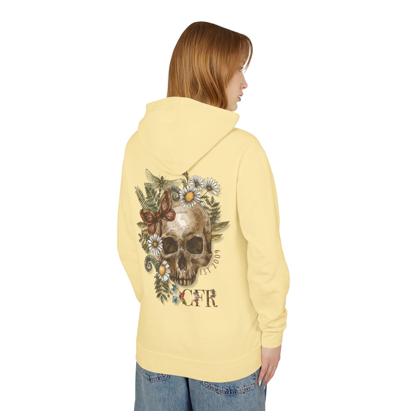 CFR Floral Skull Hoodie